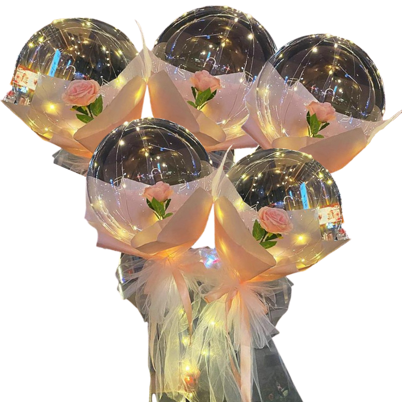 Beautiful Rose LED Balloon