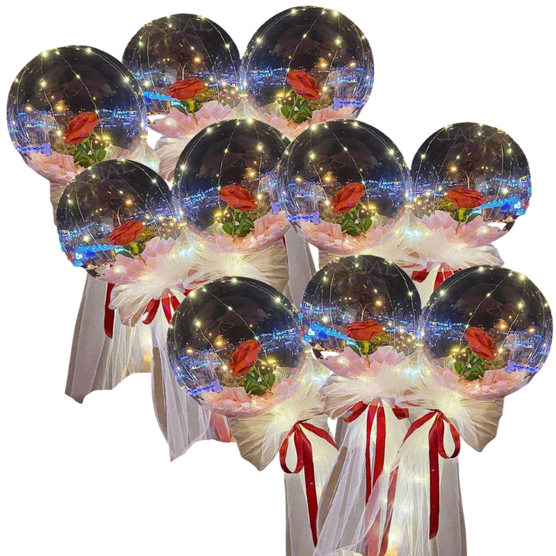 Beautiful Rose LED Balloon