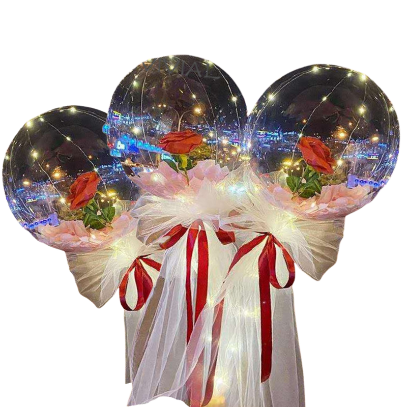 Beautiful Rose LED Balloon