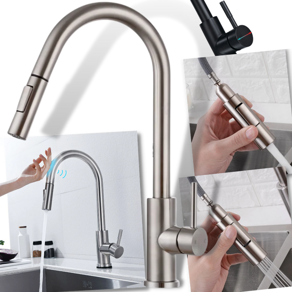 Flexible Kitchen Tap with Sensor