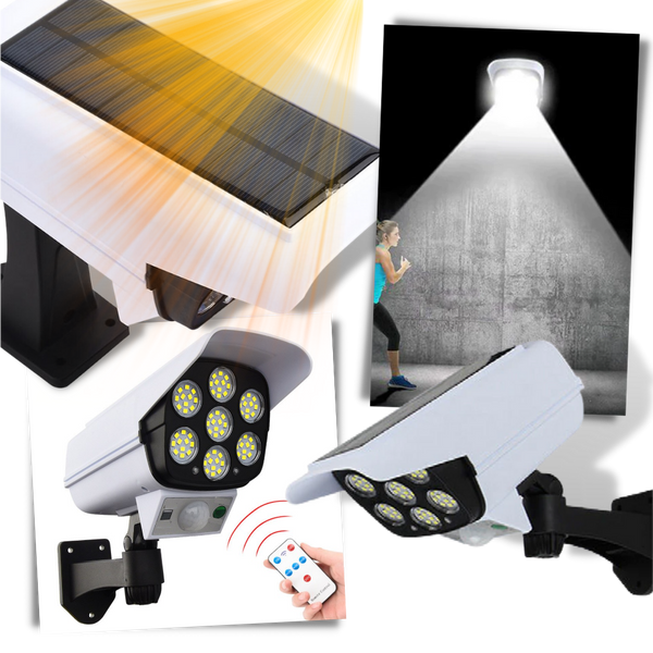 Solar Motion Sensor LED Lamp