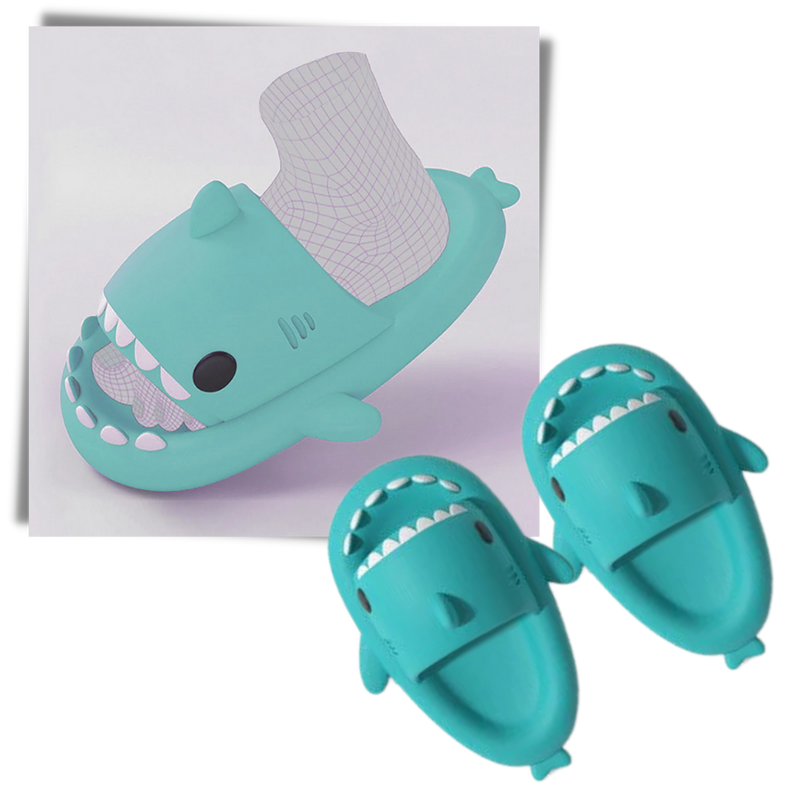 Shark Beach Slippers