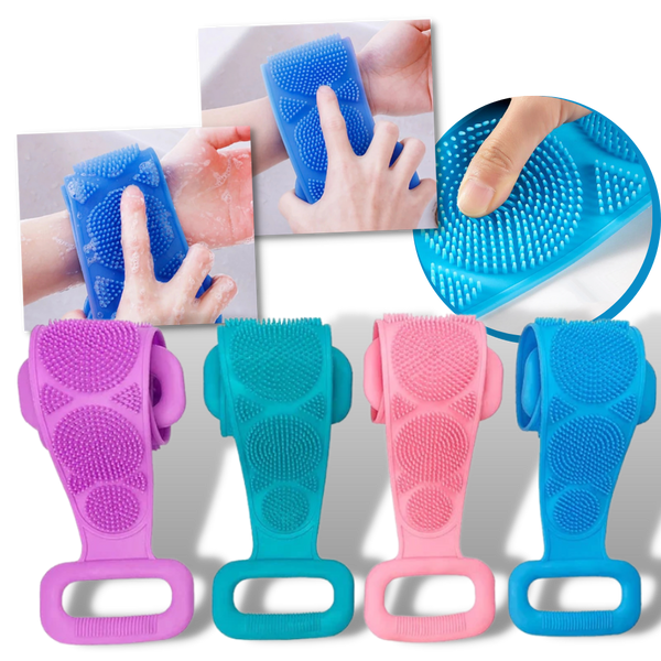 Stretchy Silicone Exfoliating Body Scrubber