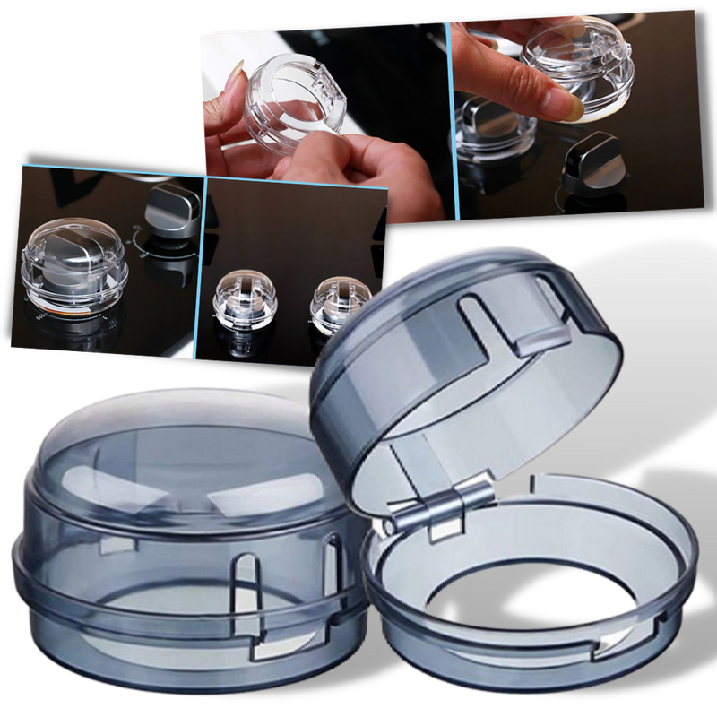 Set of Universal Kitchen Stove Knob Protectors
