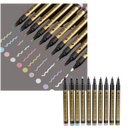 10-Pack Metallic Colour Markers