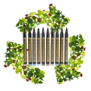 10-Pack Metallic Colour Markers