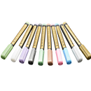 10-Pack Metallic Colour Markers