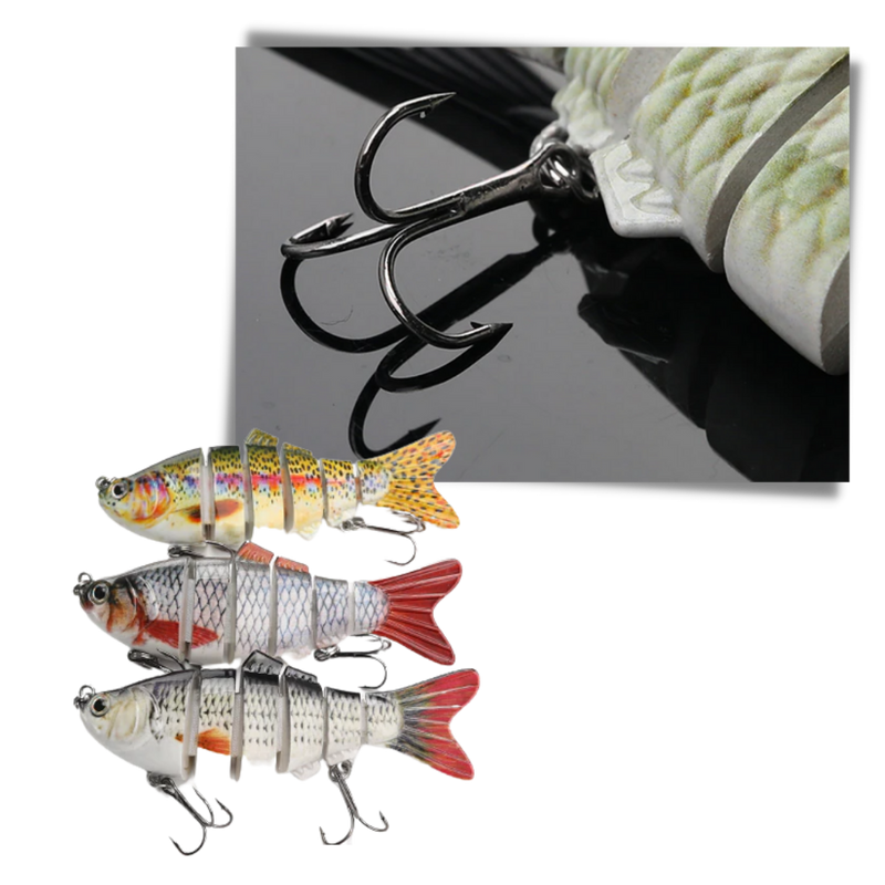 Set of Artificial Wobbler Fishing Lures
