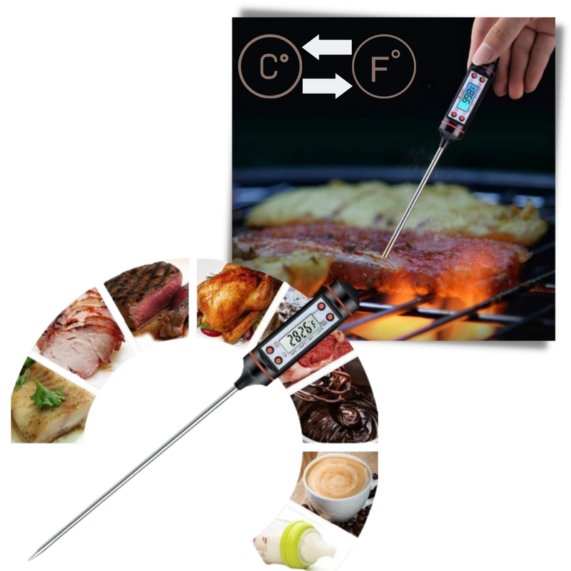 Digital Cooking Probe Thermometer