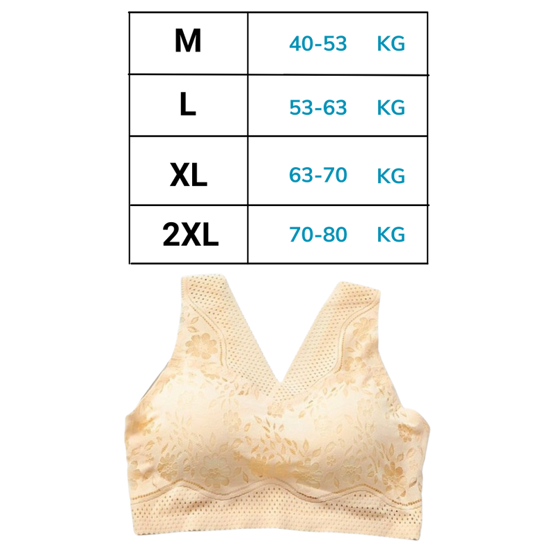 Seamless Breathable Lacy Bra