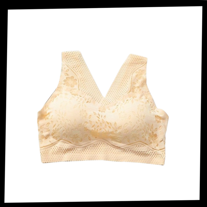Seamless Breathable Lacy Bra