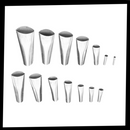 Stainless Steel Caulking Nozzle Set