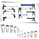 Stainless Steel Caulking Nozzle Set