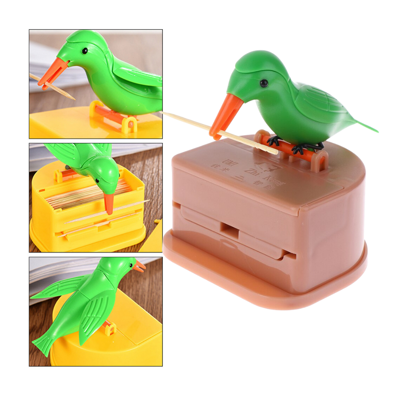 Bird Toothpick Dispenser Box