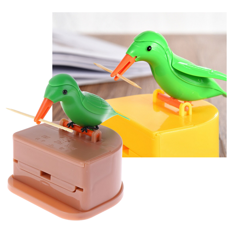 Bird Toothpick Dispenser Box