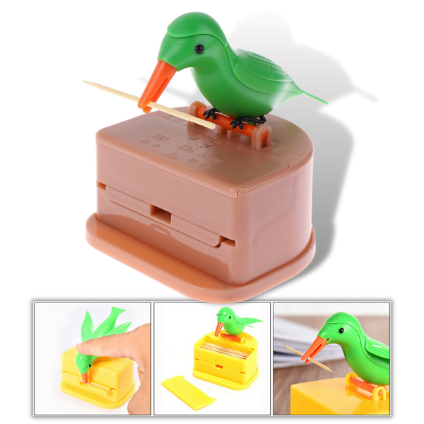 Bird Toothpick Dispenser Box