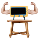 Tissue Dispenser with Phone Holder