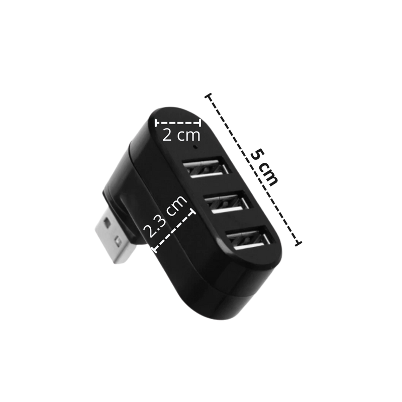 Multi-Port USB Rotating Adapter