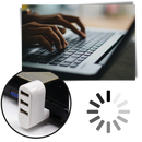 Multi-Port USB Rotating Adapter