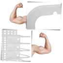 Plastic Folding Wall-Mountable Laundry Basket