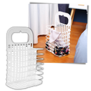 Plastic Folding Wall-Mountable Laundry Basket