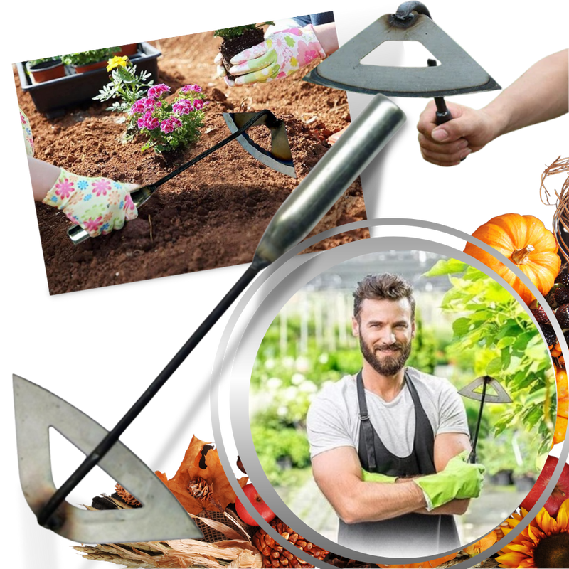 Steel Handheld Hollow Hoe