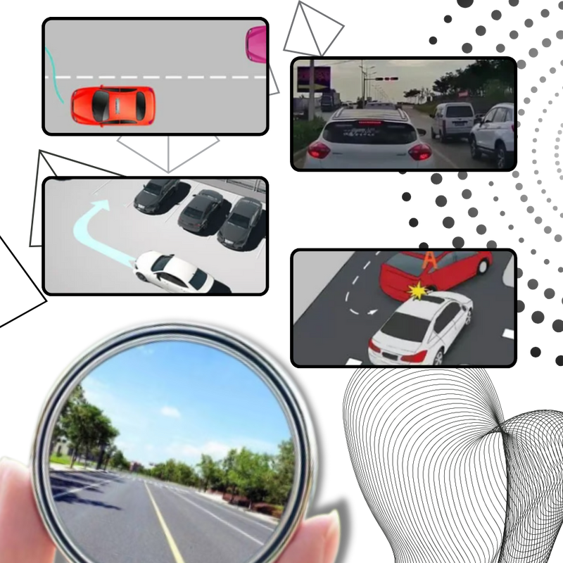 360° Rotation Spotter Mirror