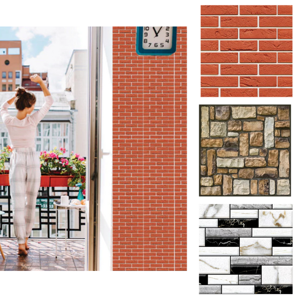Peel and Stick 3D Foam Wall Tiles
