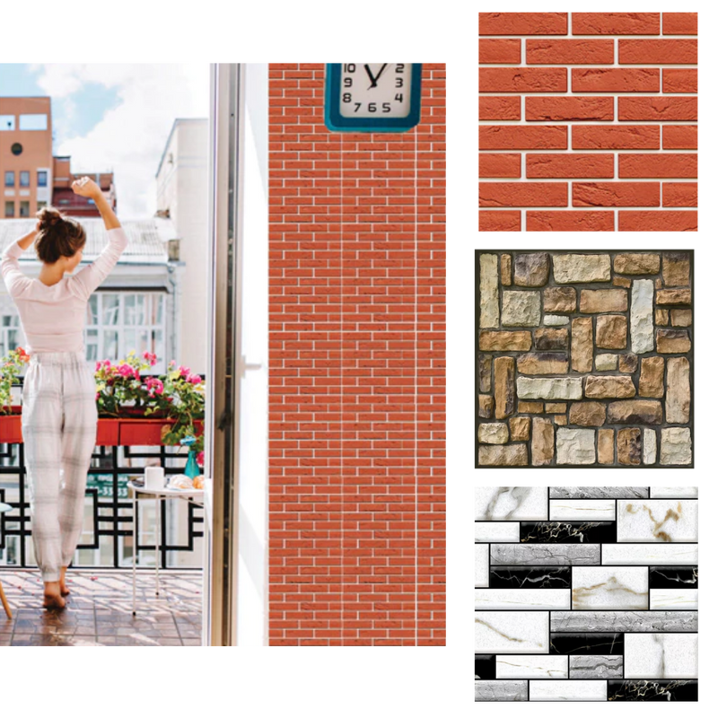 Peel and Stick 3D Foam Wall Tiles