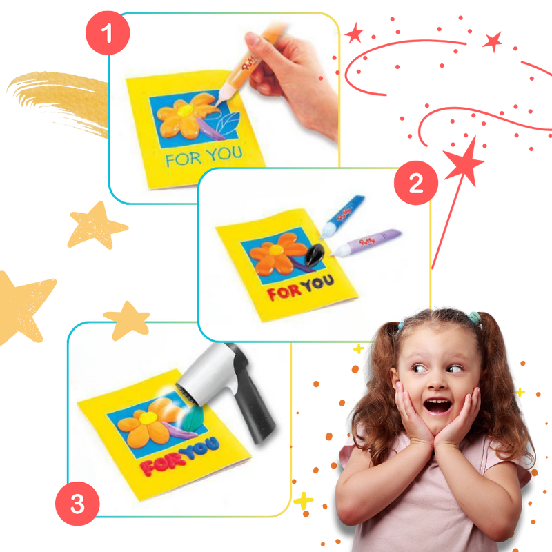3D Puffy Bubble Popcorn Pen