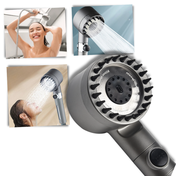 4-in-1 High-Pressure Shower Head