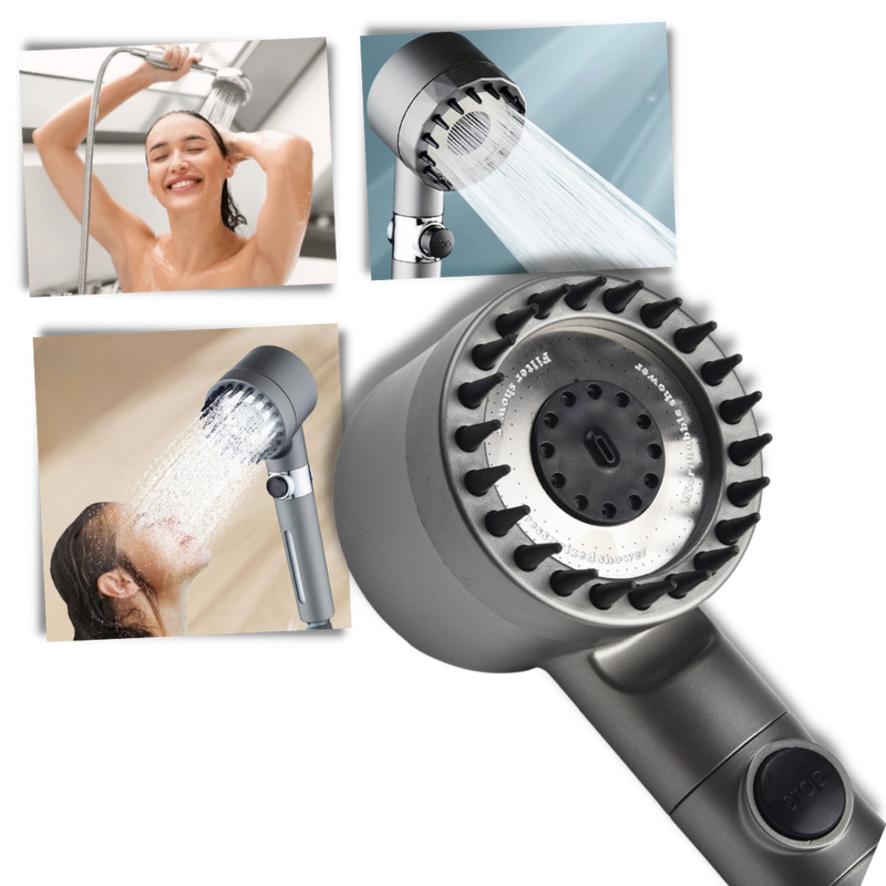 4-in-1 High-Pressure Shower Head