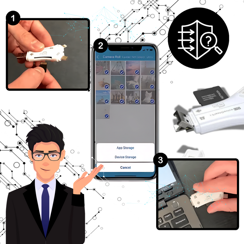 4-in-1 USB For Phones