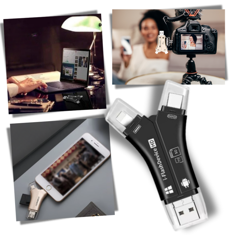 4-in-1 USB For Phones
