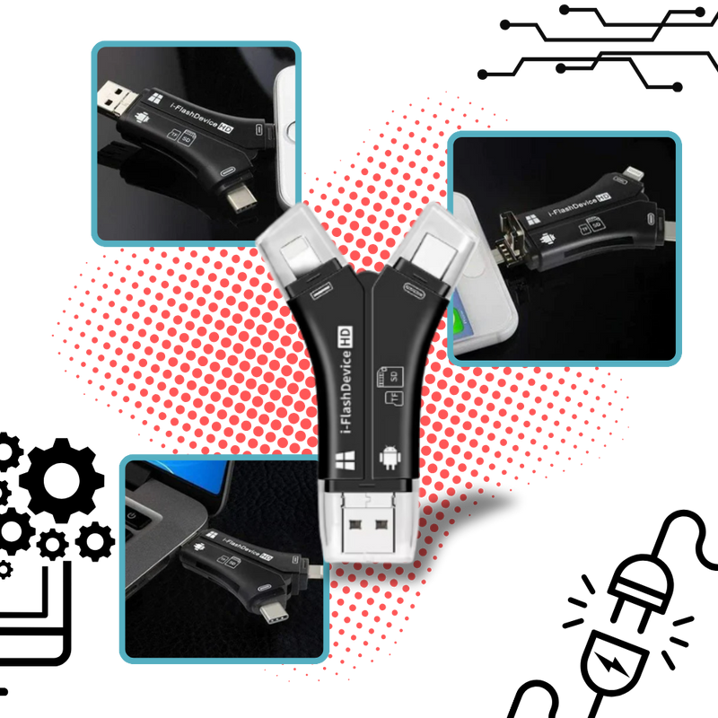 4-in-1 USB For Phones