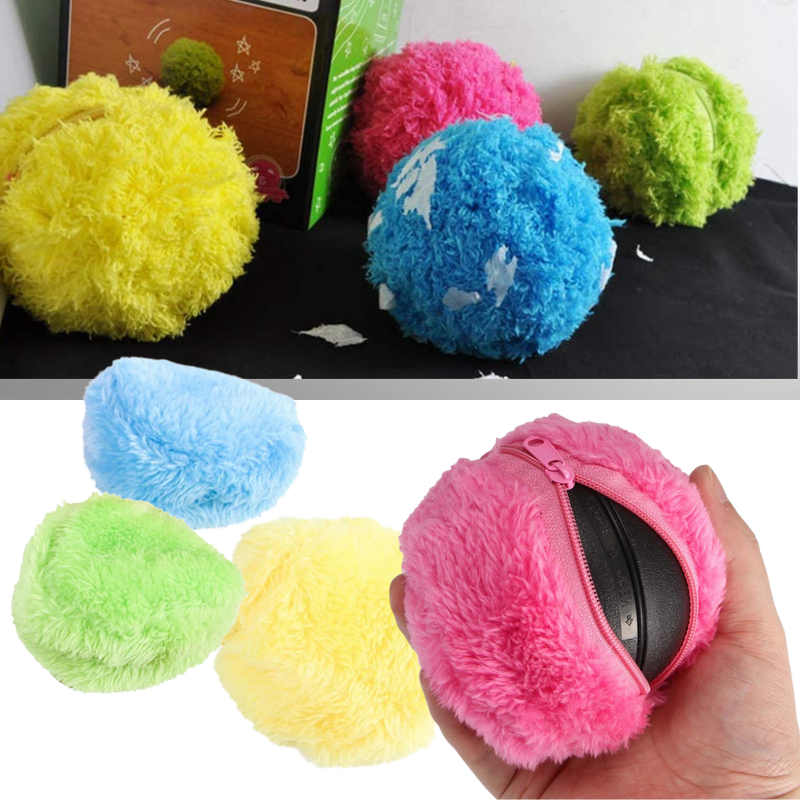 Automatic moving roller ball for dog with changeable covers