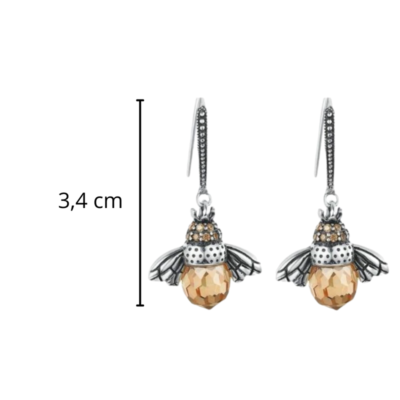 Bee shaped earrings