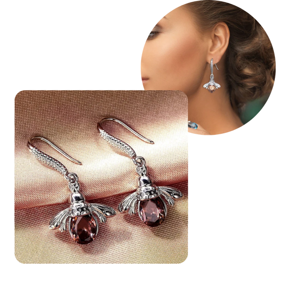 Bee shaped earrings