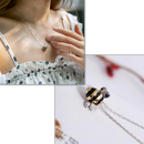 Bee-shaped necklace