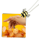 Bee-shaped necklace