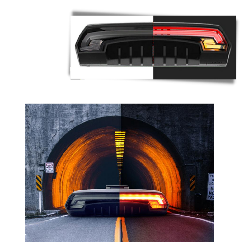 Bike Safety Tail Light with Indicators