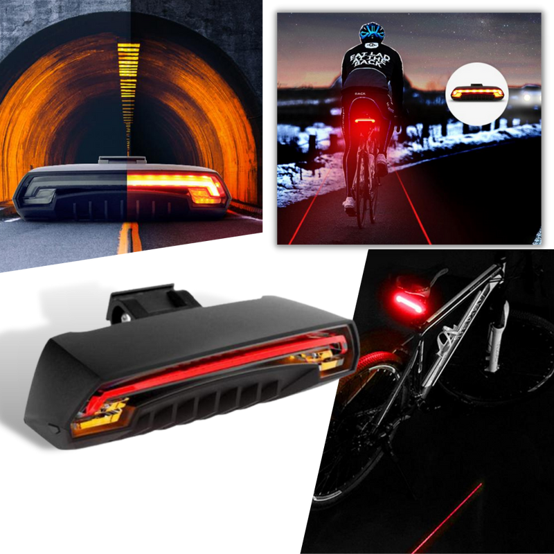 Bike Safety Tail Light with Indicators