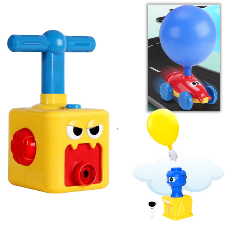 Balloon car toy launcher