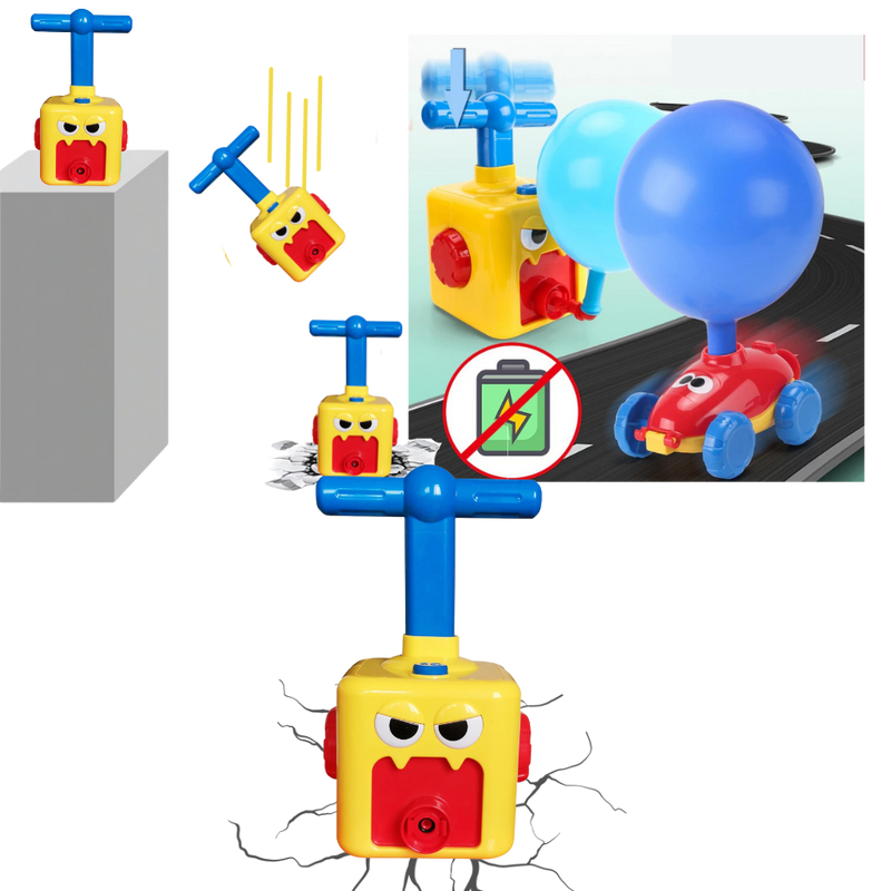 Balloon car toy launcher