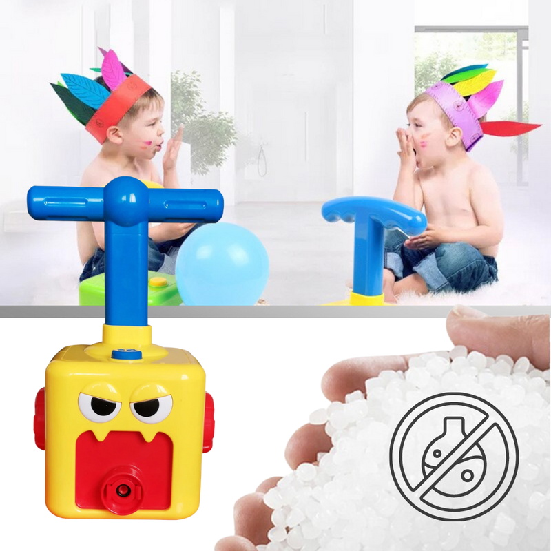 Balloon car toy launcher