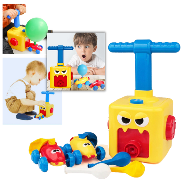 Balloon car toy launcher