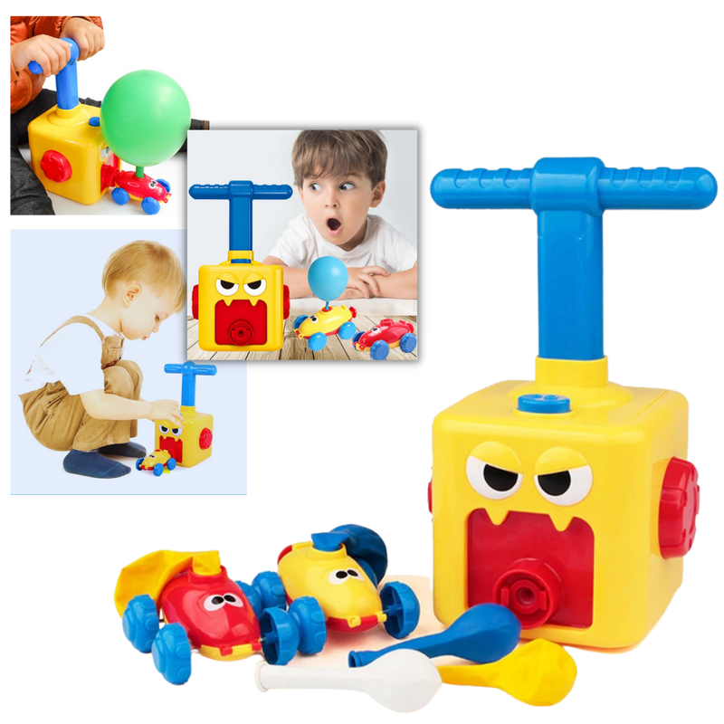 Balloon car toy launcher