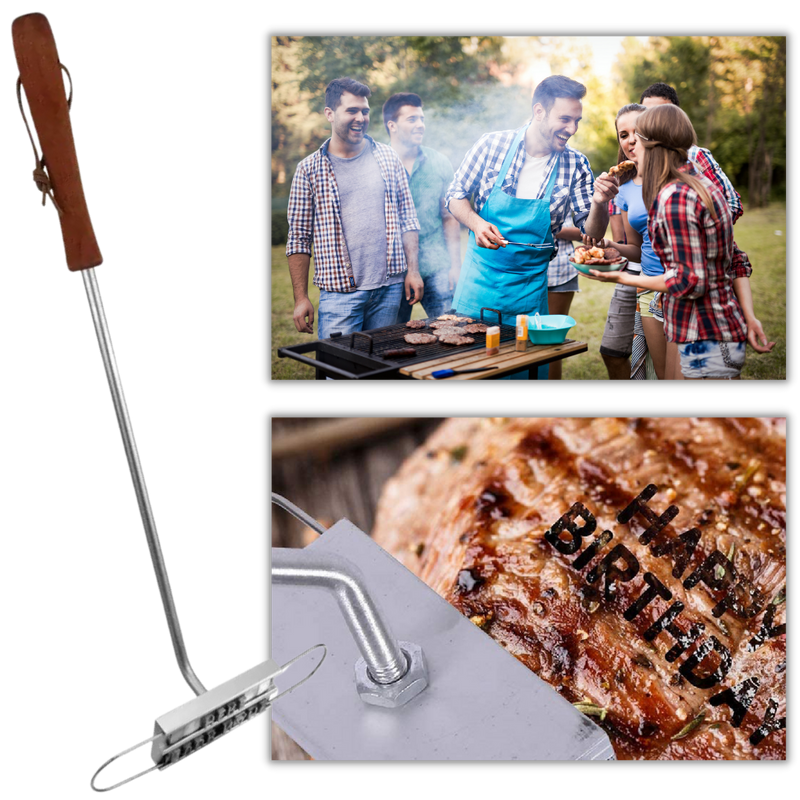BBQ marking iron
