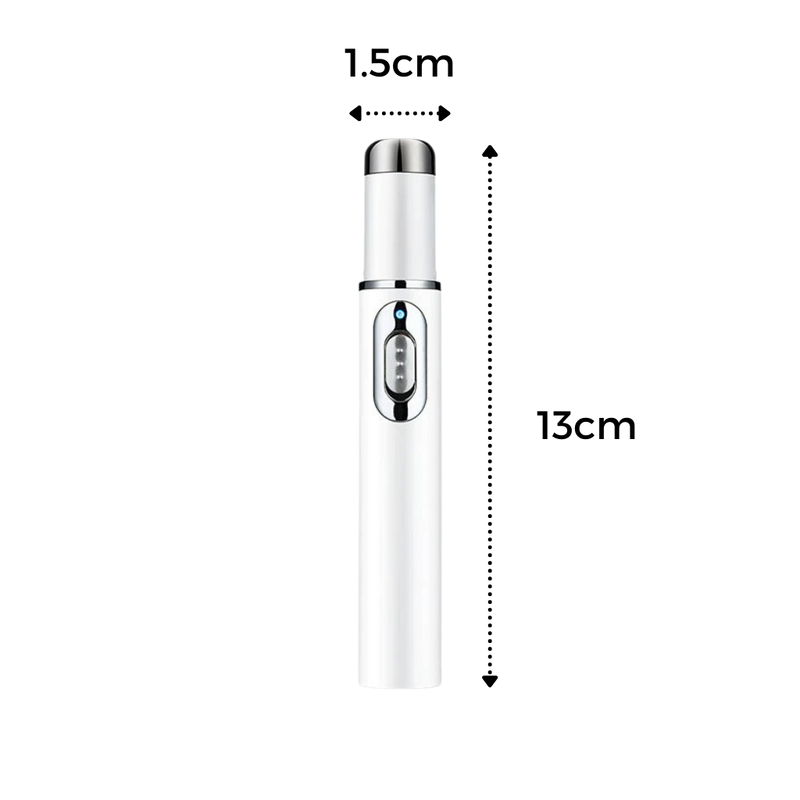 Blue light skin therapy pen
