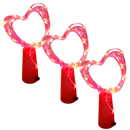 Bottle string LED light with cork (pack of 3)